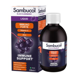 Sambucol Immuno Forte + Vitamin C + Zinc Liquid 230 ml