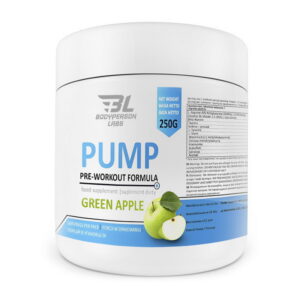 Bodyperson Labs Pump Pre-Workout Formula 250 g green apple