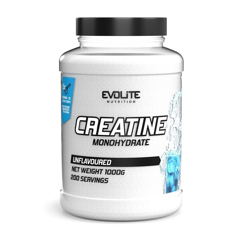Evolite Nutrition Creatine Monohydrate 1 kg unflavoured