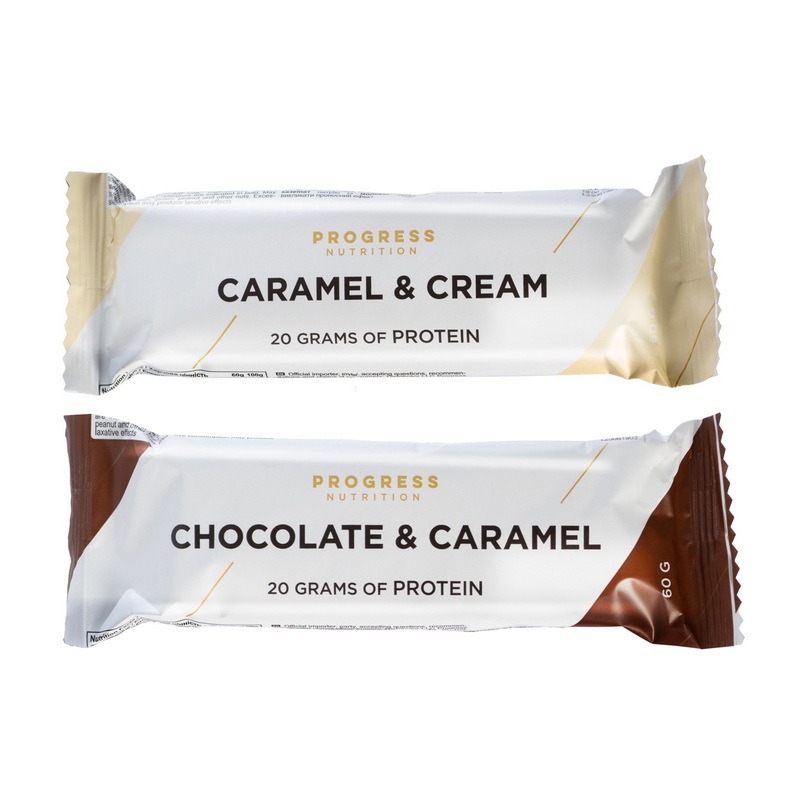 Progress Nutrition Protein Bar 60 g chocolate & caramel