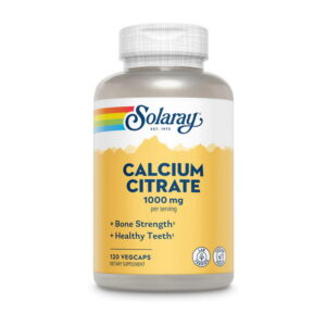 Solaray Calcium Citrate 1000 mg 120 veg caps