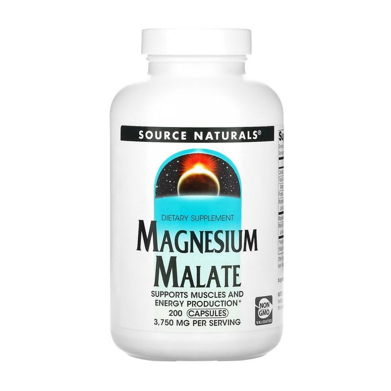 Source Naturals Magnesium Malate 200 caps