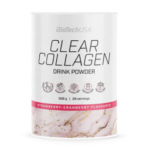 BioTech Clear Collagen 350 g strawberry - cranberry