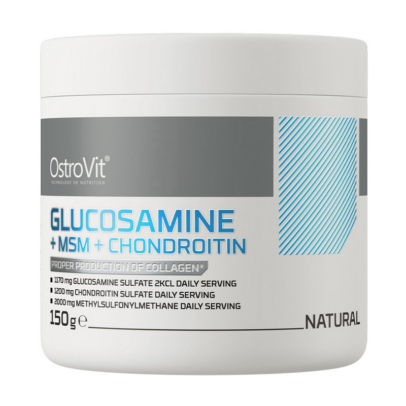 OstroVit Glucosamine MSM Chondroitin 150 g natural