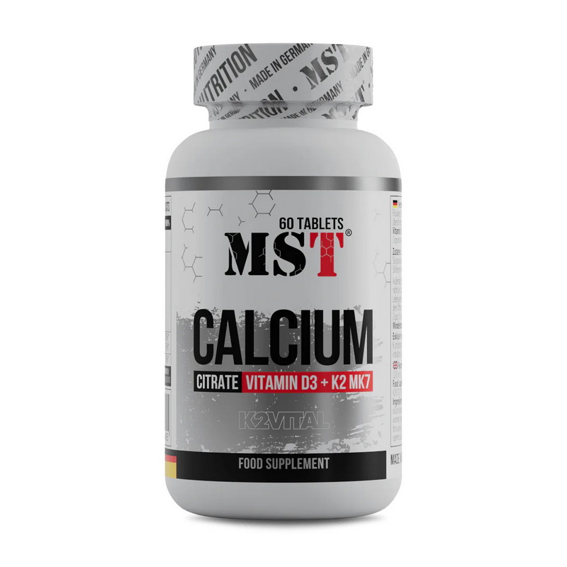 MST Calcium Citrate Vitamin D3 + K2MK7 60 tab