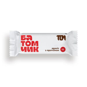 TOM peanut butter Батомчик арахіс з протеїном 45 g