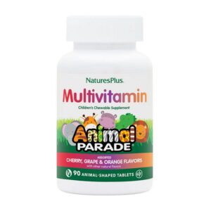 Natures Plus Animal Parade Children's Multi-vitamin 90 animal-shaped tabs orange