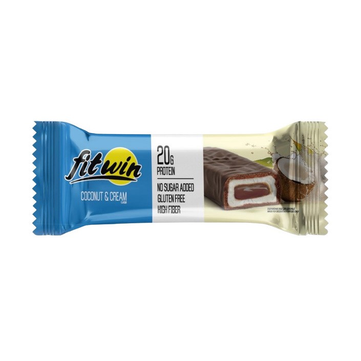 FitWin Fitwin Bar No Sugar Added 60 g coconut & cream