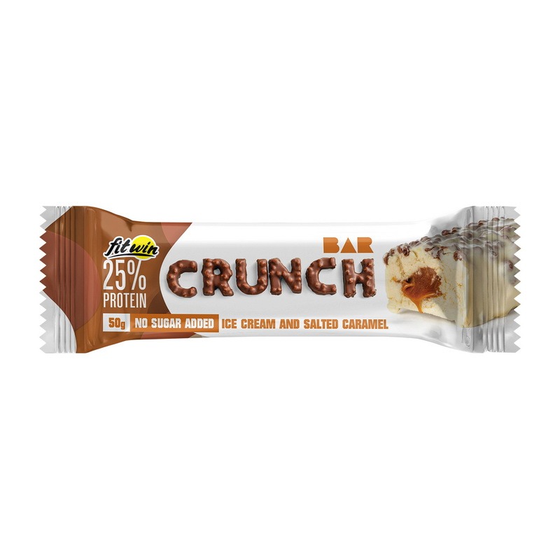 FitWin Crunch Bar No Sugar Added 50 g ice cream and salted caramel