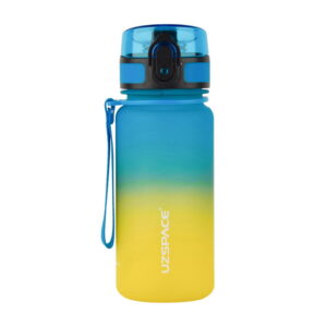 UZSPACE Uzspace Frosted Gradient Waterbottle 3034 350 ml blue/yellow