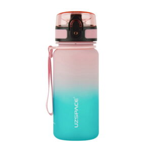 UZSPACE Uzspace Frosted Gradient Waterbottle 3034 350 ml pink/blue
