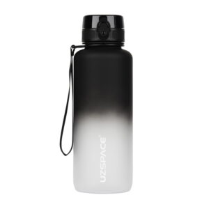 UZSPACE Uzspace Frosted Gradient Waterbottle 3056 1,5 L black/white