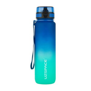UZSPACE Uzspace Frosted Gradient Waterbottle 3038 1 L blue/green