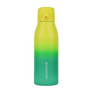 UZSPACE Uzspace Iron Gradient Waterboottle 4203 600 ml yellow/green