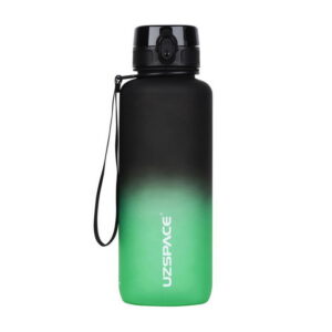 UZSPACE Uzspace Frosted Gradient Waterbottle 3056 1,5 L black/green