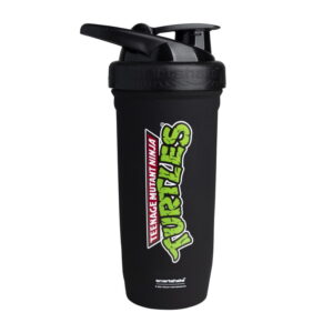 SmartShake SmartShake Reforce Stainless Steel TMNT Classic Logo Black 900 ml