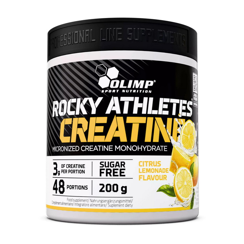 OLIMP Rocky Athletes Creatine 200 g sour apple punch