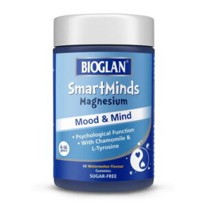 Bioglan SmartMinds Magnesium Mood & Mind 60 gummies watermelon