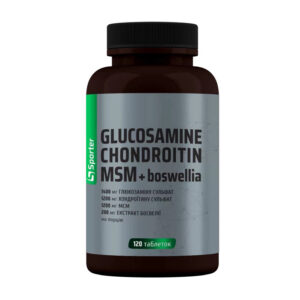 Sporter Glucosamine Chondroitin MSM + Boswellia 120 tab