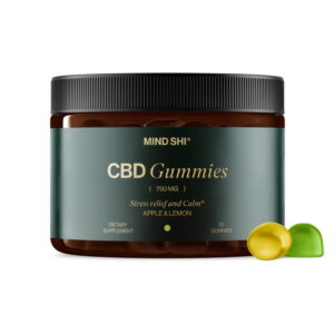 Mind Shi CBD Gummies 750 mg 30 gummies apple & lemon