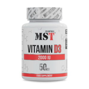 MST Vitamin D3 2000 IU (50 mcg) 120 softgels