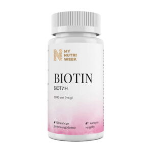 My Nutri Week Biotin 5000 mcg 100 caps