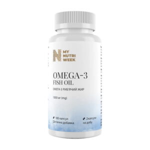 My Nutri Week Omega-3 Fish Oil 1000 mg 180 caps