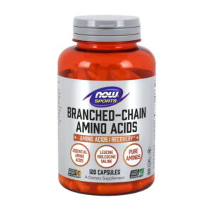 NOW Branched Chain Amino Acids 120 caps