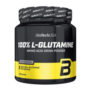 BioTech 100% L-Glutamine 240 g unflavored