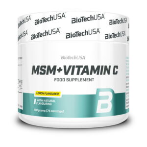 BioTech MSM + Vitamin C 150 g lemon