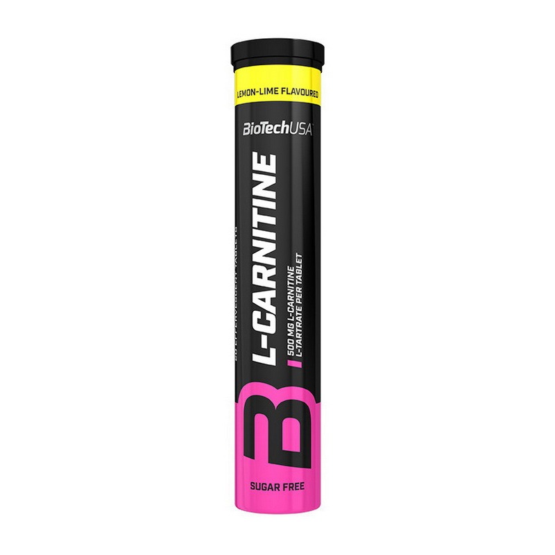 BioTech Effervescent L-Carnitine 500 mg 20 tab lemon