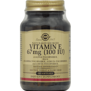 Solgar Vitamin E 67 mg (100 IU) 100 softgels