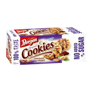 Bergen Original Cookies 125 g chocolate striped peanut