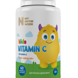 My Nutri Week Kids Vitamin C 60 jelly lozenges orange