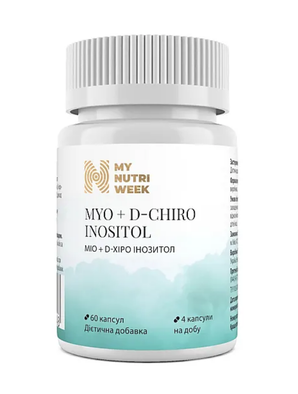 My Nutri Week Myo+D-Chiro-Inositol 60 caps