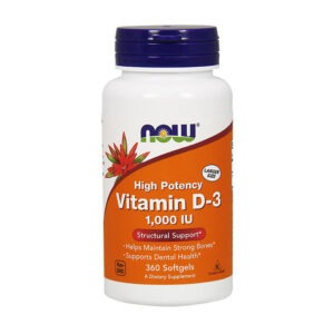 NOW Vitamin D-3 1000 IU 360 softgels