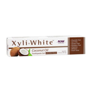 NOW XyliWhite Coconut Oil Toothpaste Gel 181 g mint
