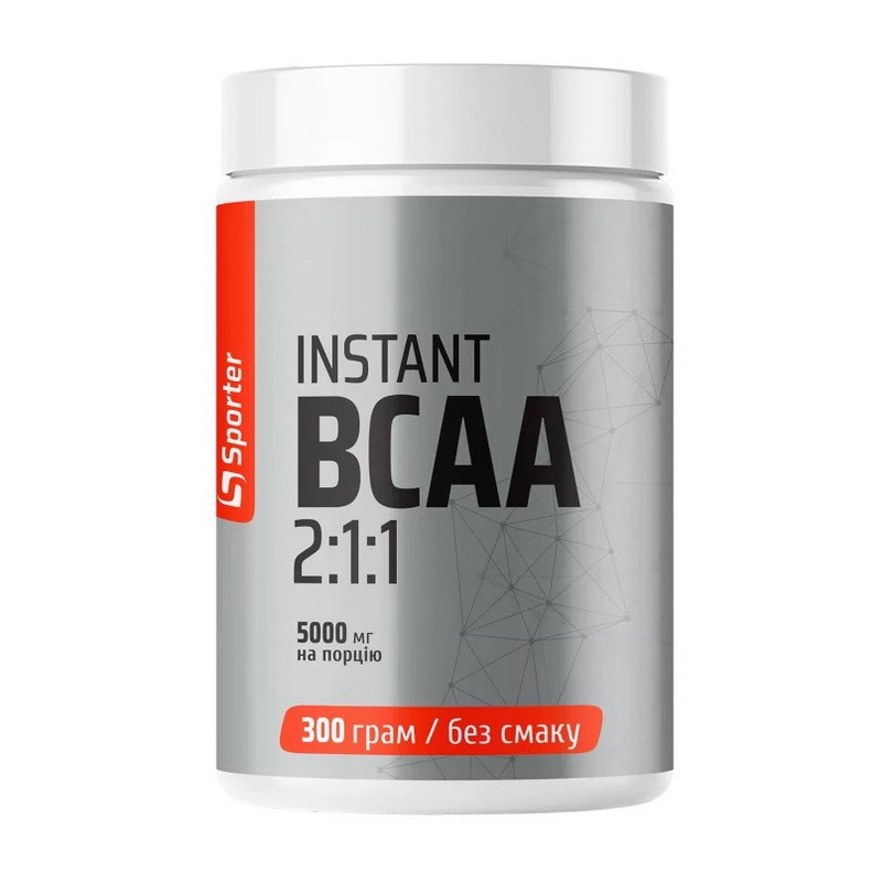 Sporter Instant BCAA 2:1:1 300 g без смаку