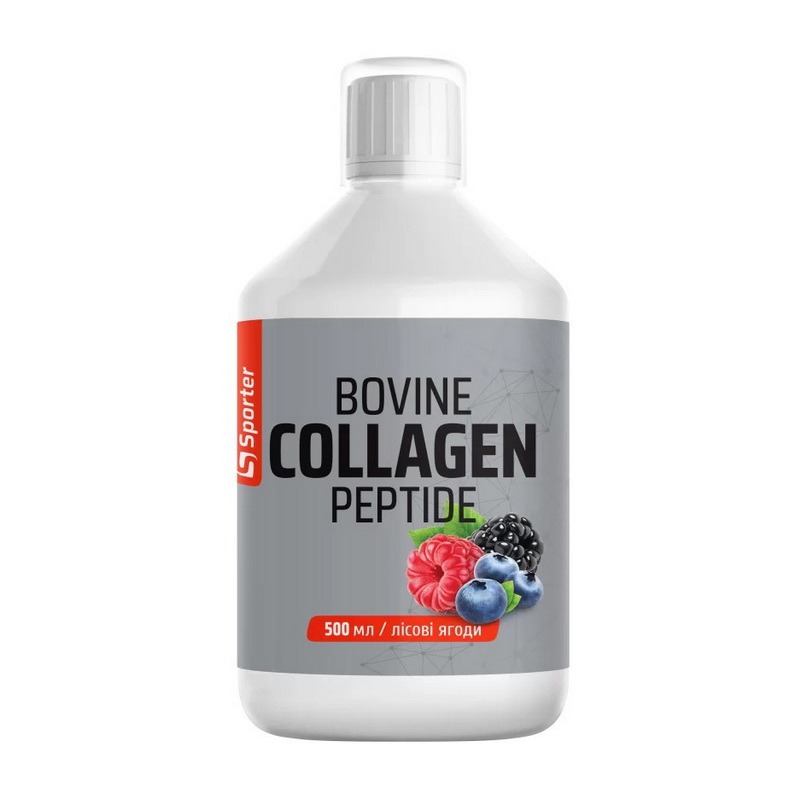Sporter Bovine Collagen Peptide 500 ml лісові ягоди