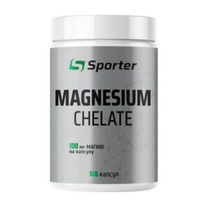 Sporter Magnesium Chelate 100 mg 180 caps
