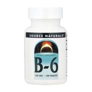 Source Naturals B-6 100 mg 100 tab