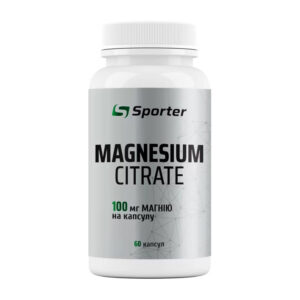 Sporter Magnesium Citrate 100 mg 60 caps