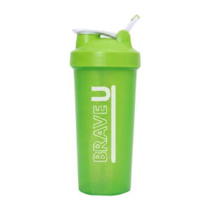 Brave U Shaker With Metal Ball 600 ml green