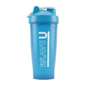Brave U Shaker With Metal Ball 600 ml blue
