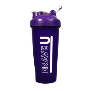Brave U Shaker With Metal Ball 600 ml purple