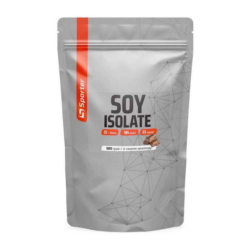 Sporter Soy Protein Isolate 1 kg шоколад
